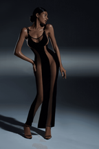 Elegant Black Maxi Dress for Special Occasions