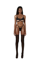 Elegant Italian Mesh and Silk Lingerie Set