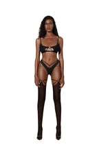 Black Lingerie Set Mesh&Silk