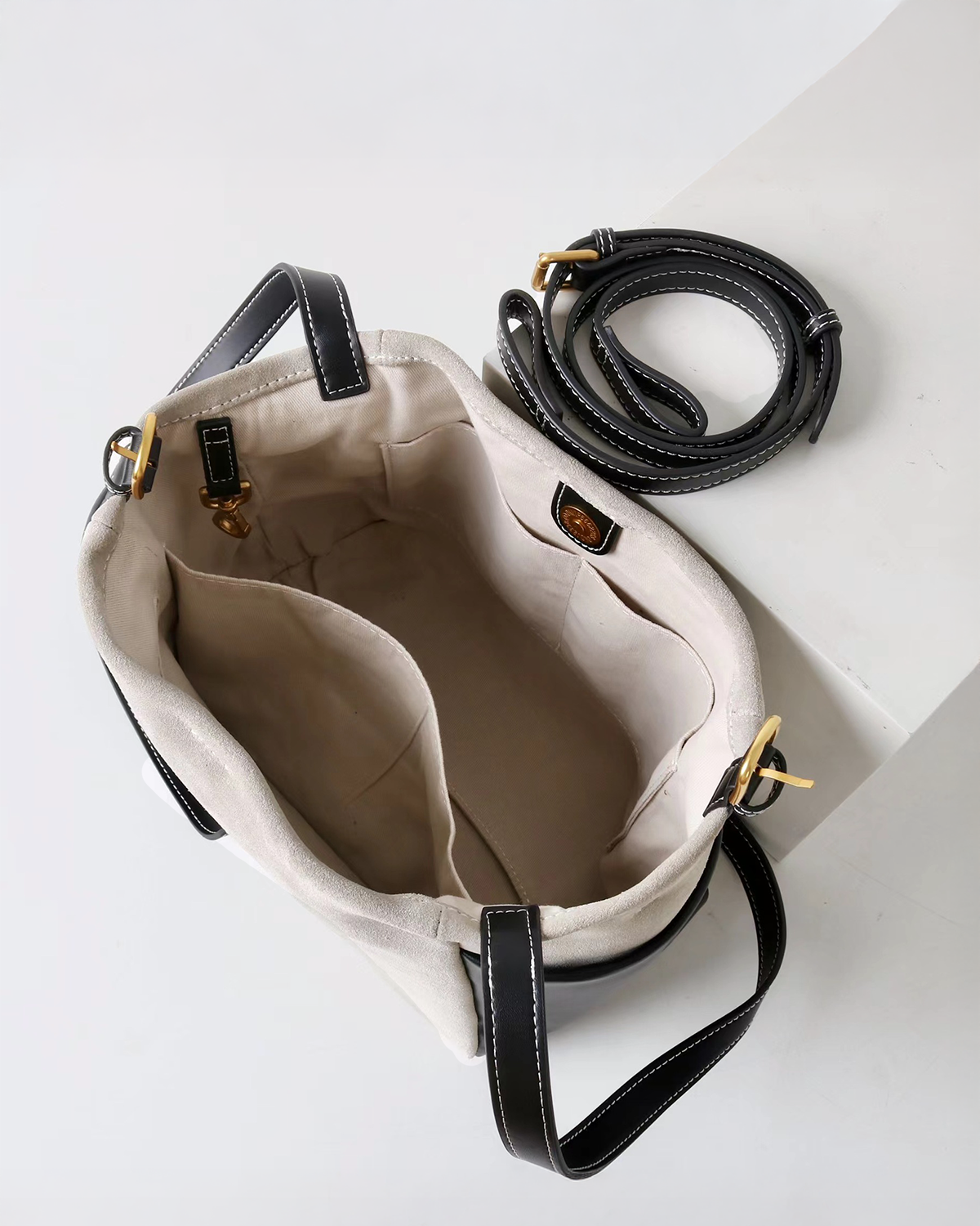 Bari Two-Tone Tote