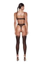 Sheer Mesh High-Cut Panties - TRACE