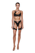 Cutout Bra with Asymmetric Strap - SYSTEM