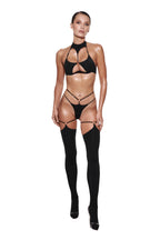 Cutout Lingerie Set with Harness Details - BAT