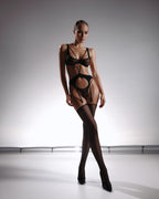 Microfiber Garter Belt AXI
