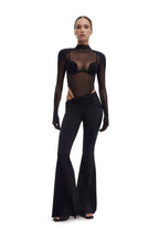 Mesh Bodysuit & Pants Set with Integrated Gloves FATALE