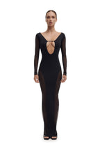 Sheer Paneled Maxi Dress SIREN