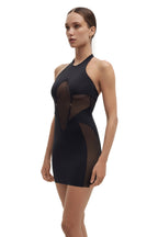 Sheer Panel Mini Dress NYX