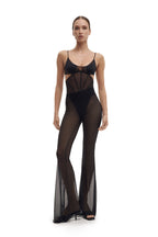 Sheer Mesh Flared Pants VOID