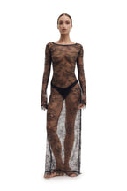 Lace Maxi Dress with Corset Back Lacing SPELL