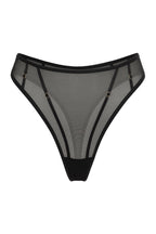 Sheer Mesh High-Cut Panties - TRACE