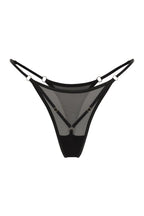 Sheer Mesh Harness Thong Panties- NODE
