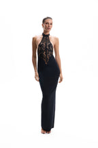 Dress Maxi Lace black "JIA"
