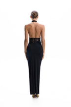 Dress Maxi Lace black "JIA"