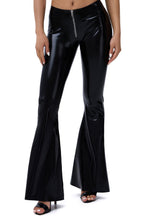 Zipped Pants Latex Black