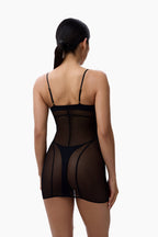 Dress Virre Mini Mesh black