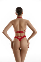 Swimsuit red Dipped Thong
