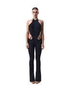 Suit Black wih Hip Cutouts