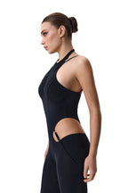 Suit Black wih Hip Cutouts