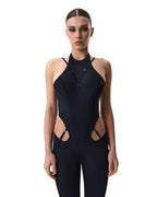 Suit Black wih Hip Cutouts