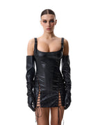Black Dress Eco-Leather