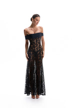 Dress Maxi Lace black "VONNE"
