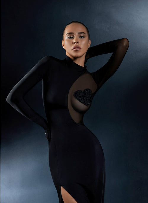 Black Maxi Dress Sleeve