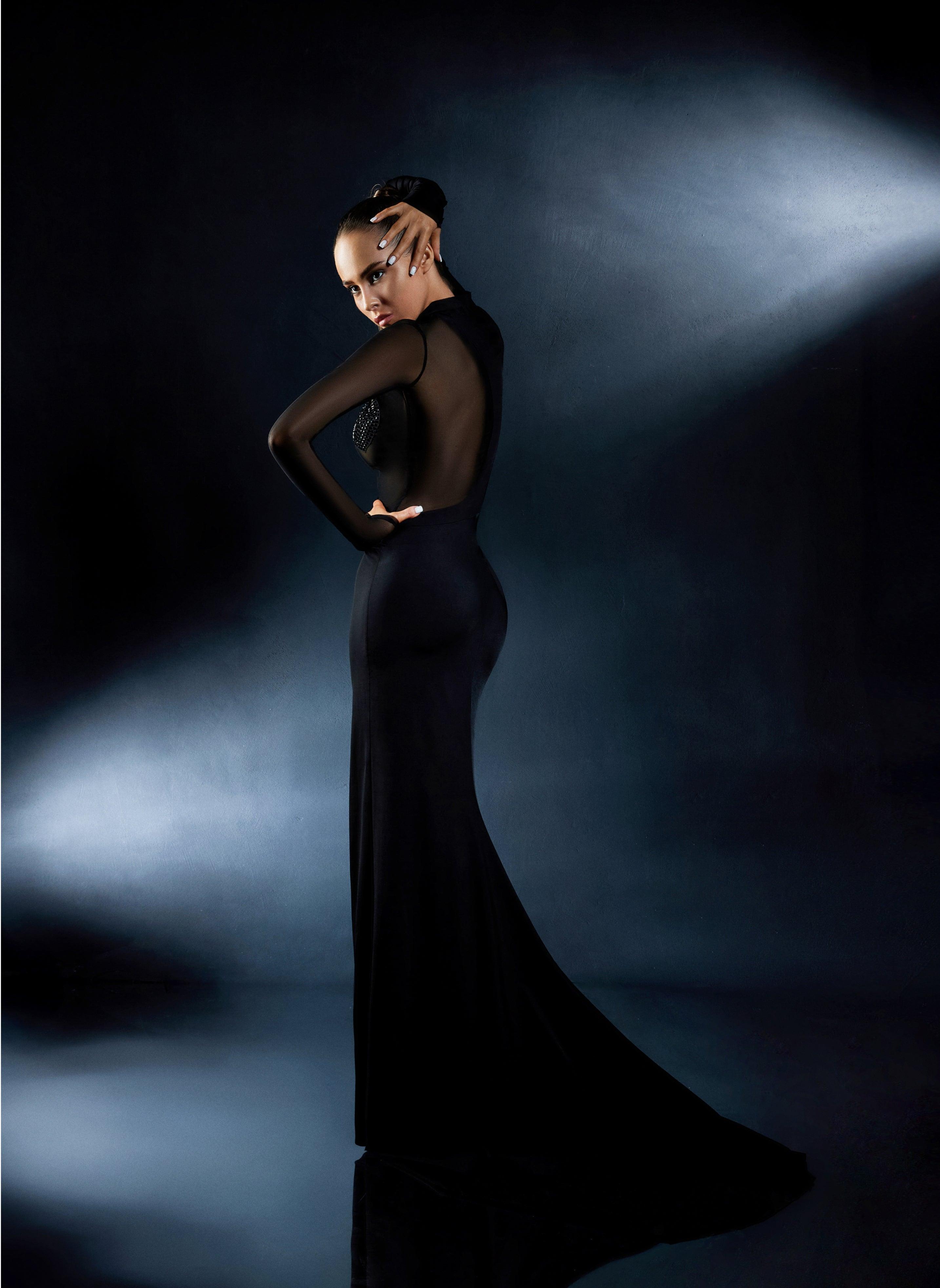 Black Maxi Dress Sleeve