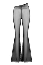 Sheer Mesh Flared Pants VOID
