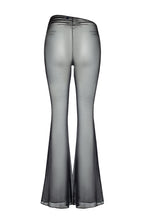 Sheer Mesh Flared Pants VOID