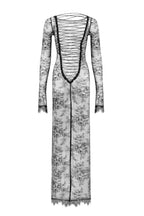 Lace Maxi Dress with Corset Back Lacing SPELL