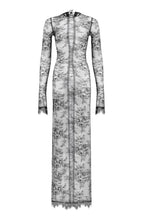 Lace Maxi Dress with Back Lacing ENCHANT