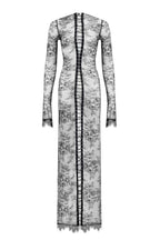 Lace Maxi Dress with Back Lacing ENCHANT