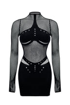Black Mesh Dress