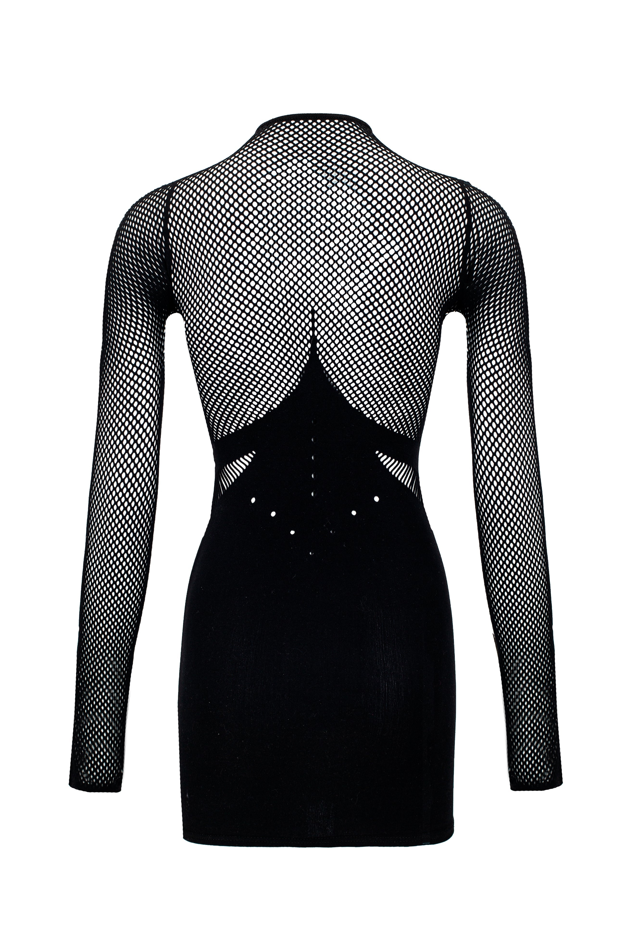 Black Mesh Dress