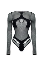 Black Mesh Bodysuit