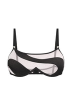 Bra Mesh Silk black