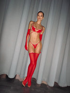 Lingerie Bloomy red