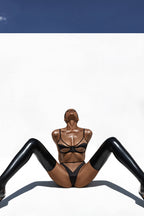 Lingerie Mesh Silk black