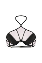 Elegant Semi-Open Black Bra