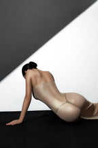 Elegant Golden Maxi Dress: Effortless Glamour