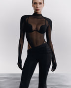 Draped Waist Flared Pants ORION
