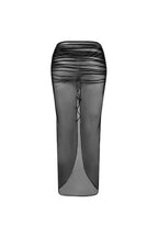 Skirt Maxi Mesh black WAWIE