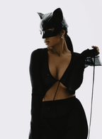 Elegant Mesh Suit Outfit: pants and top